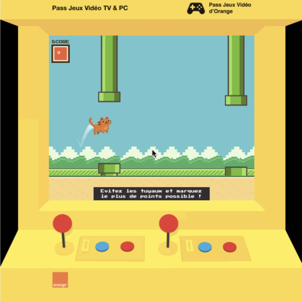 Mécanique Flappy Orange