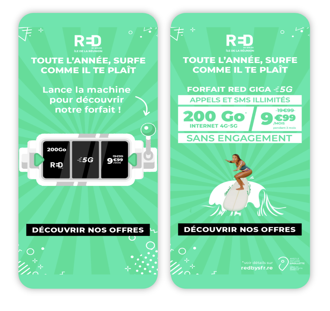 SFR - bandit manchot - marketing télécom