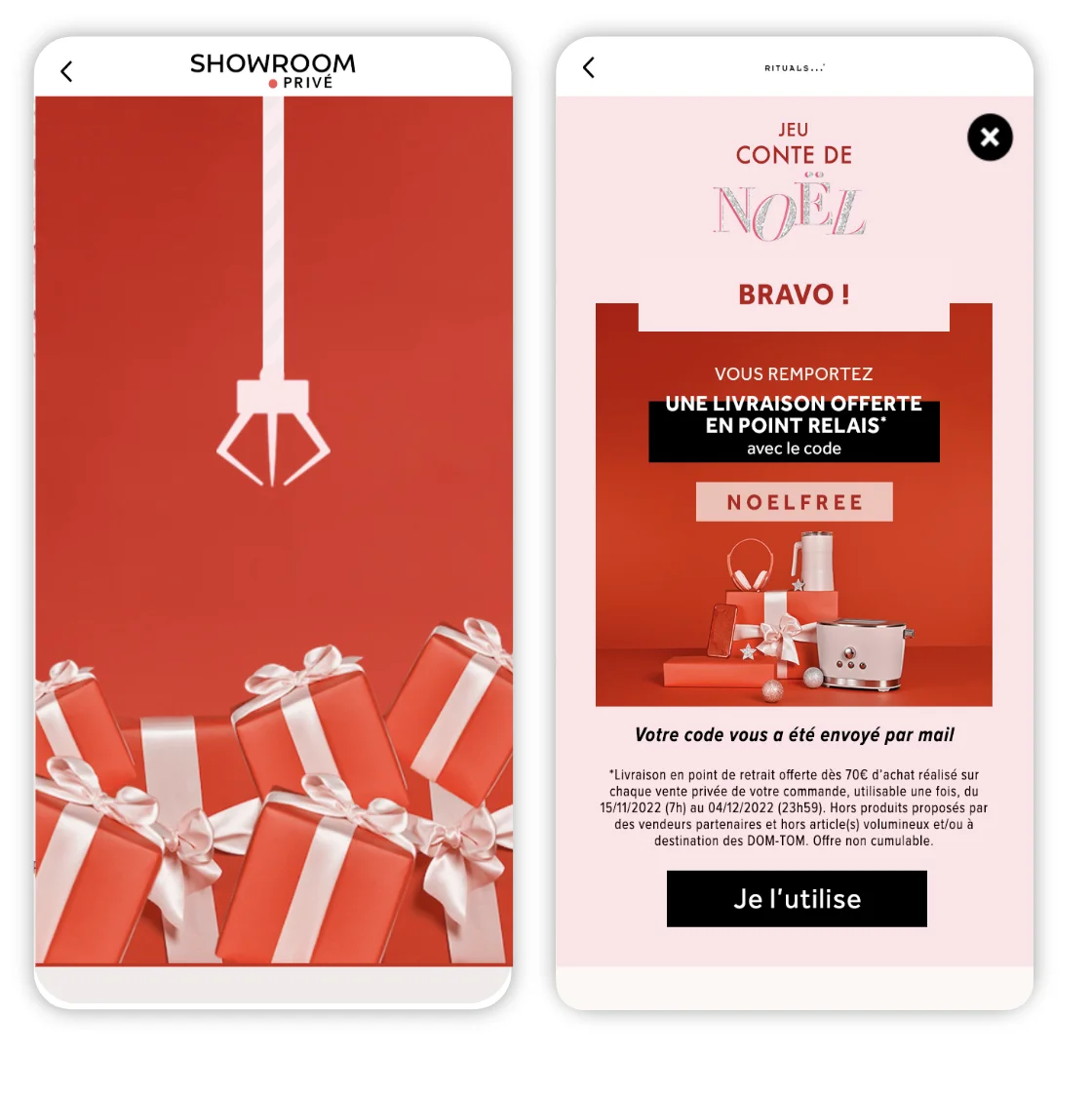showroomprive - grappin christmas marketing strategy