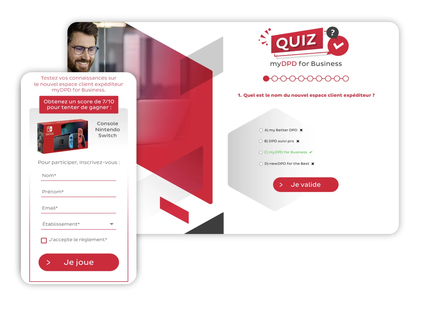 MyDPDforBusiness- gamification en entreprise MyDPDforBusiness- gamification en entreprise