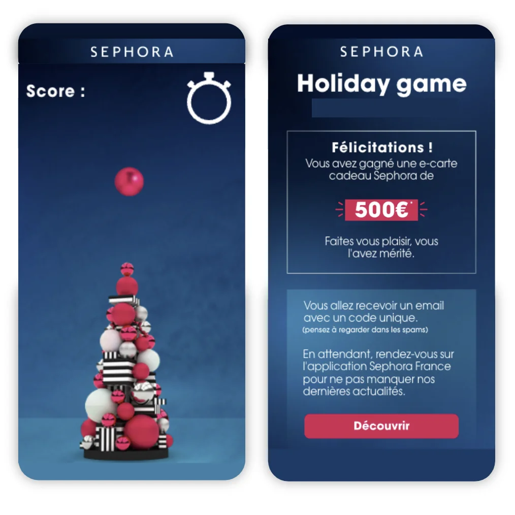 Sephora - Holiday Game - marketing internacional