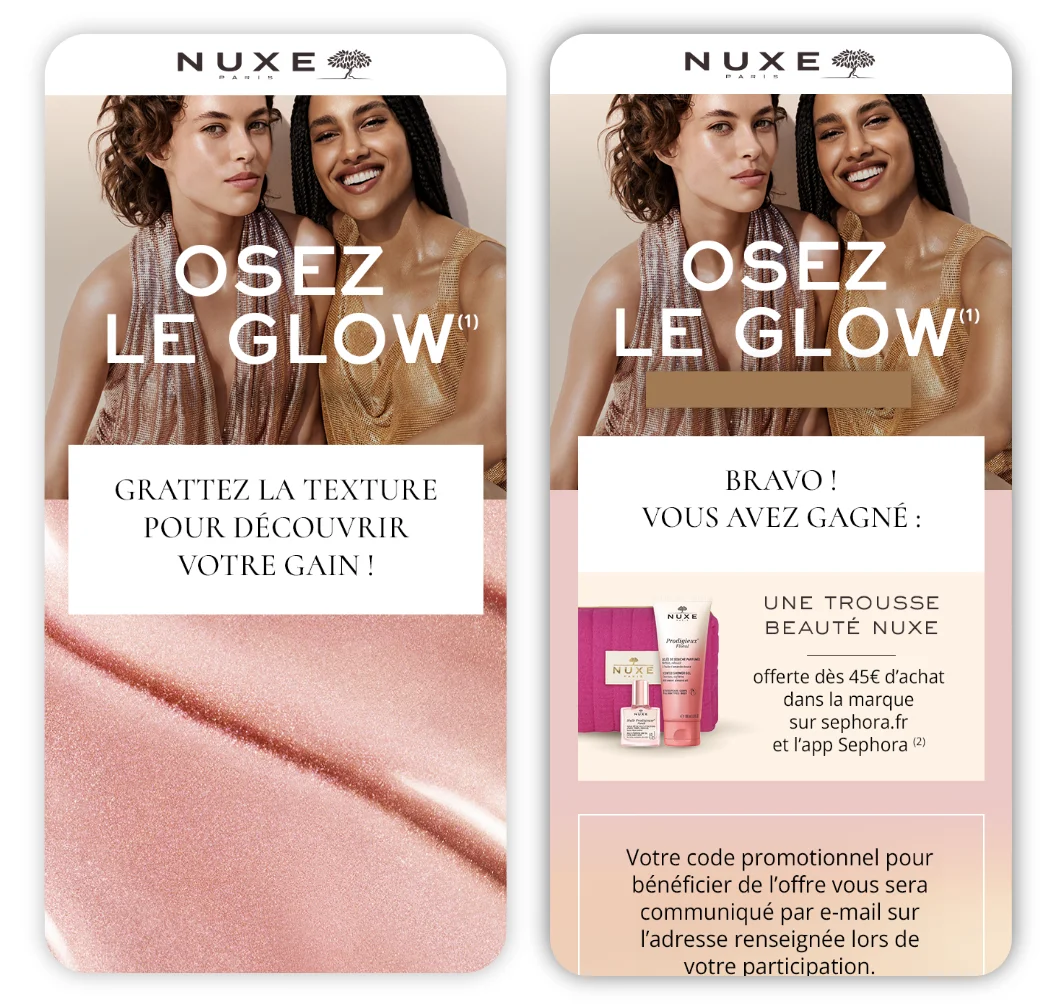 sephora - jeu de grattage