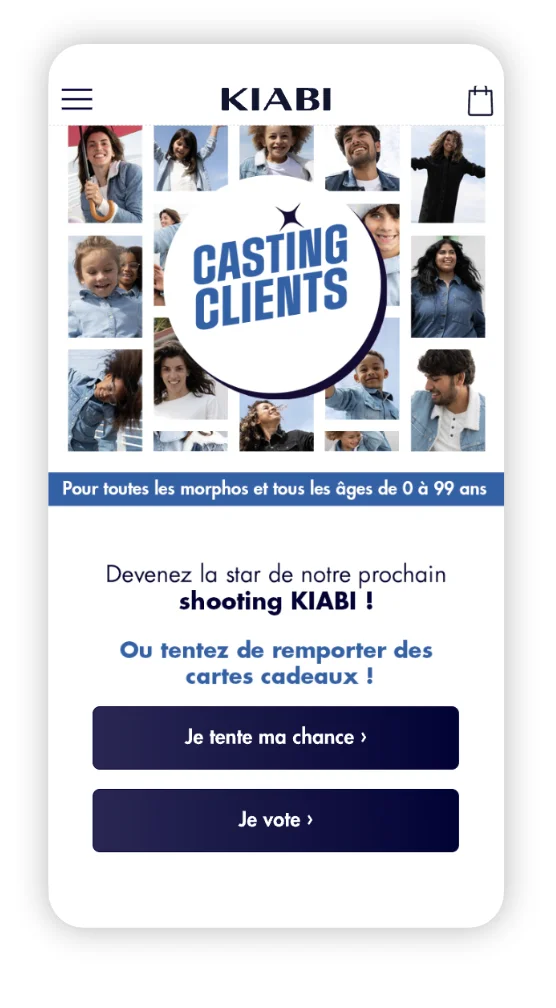 Kiabi - mobile marketing commitment Kiabi - mobile marketing commitment