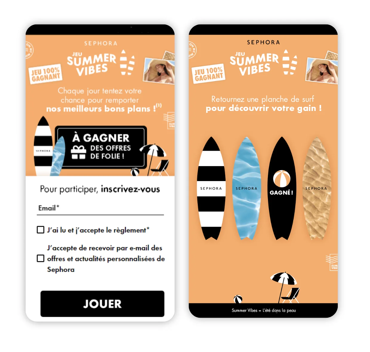 Sephora - juego summer vibes Sephora - juego summer vibes