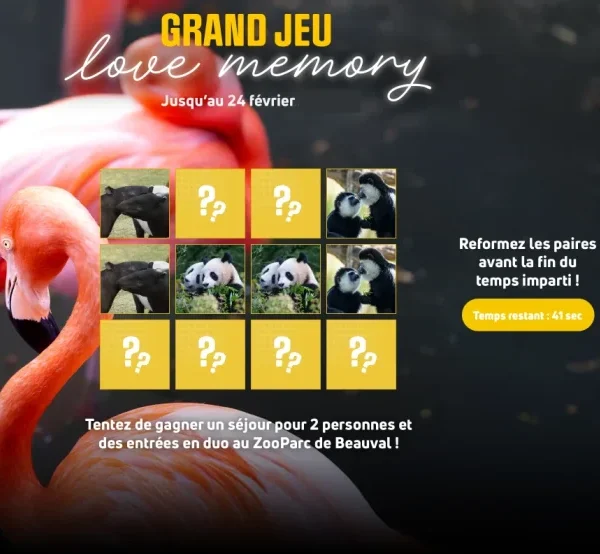 zoo de beauval exemple memory