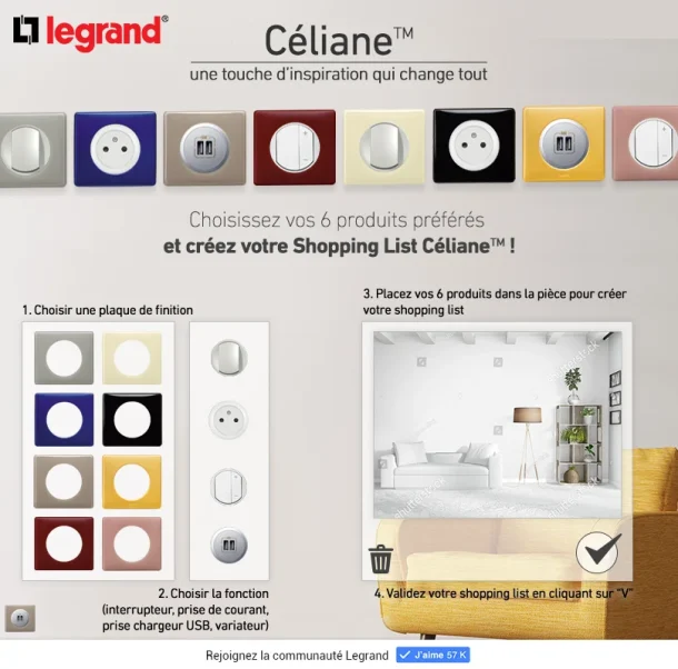 legrand exemple shopping list