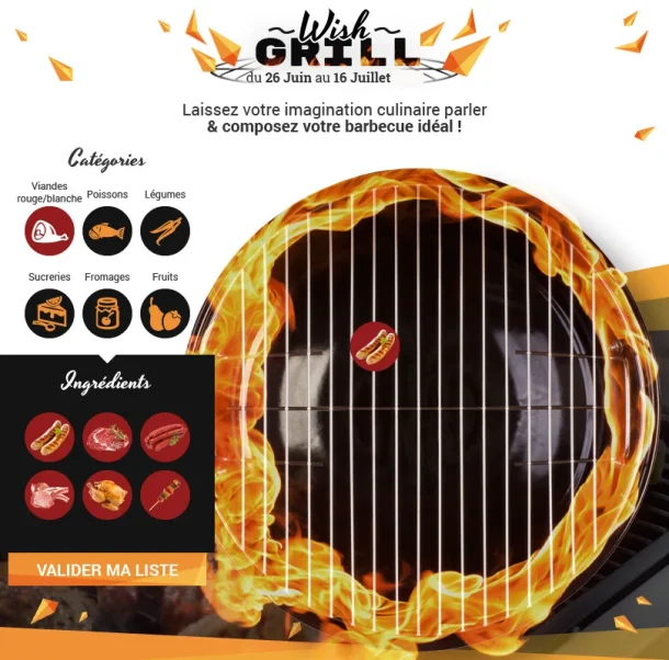 wishgrill shopping list exemple