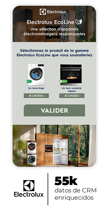 Caso práctico Electrolux con Adictiz