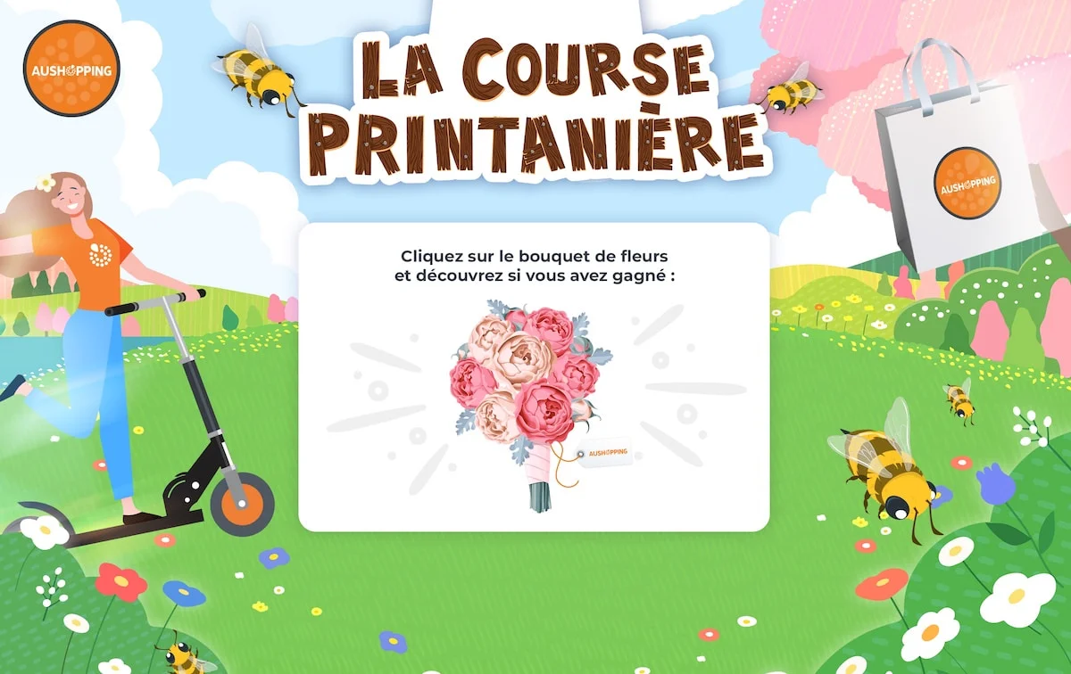 Au shopping click and win