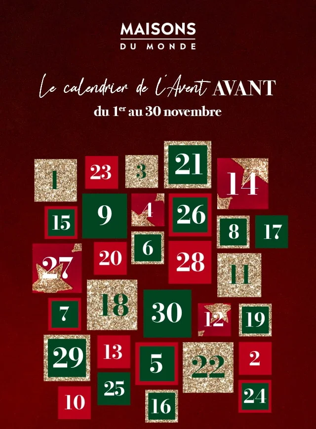 Maison du monde Calendrier de l'avent