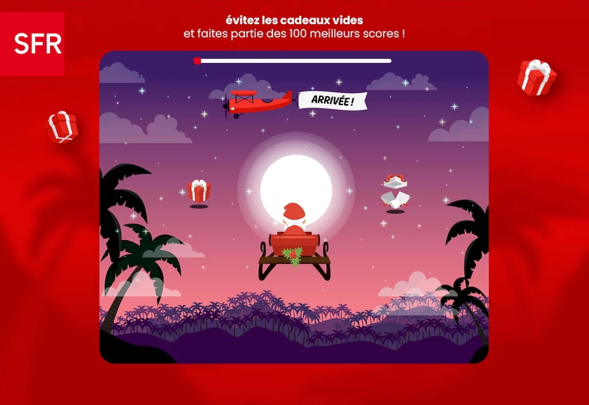 SFR Outrun game campaign