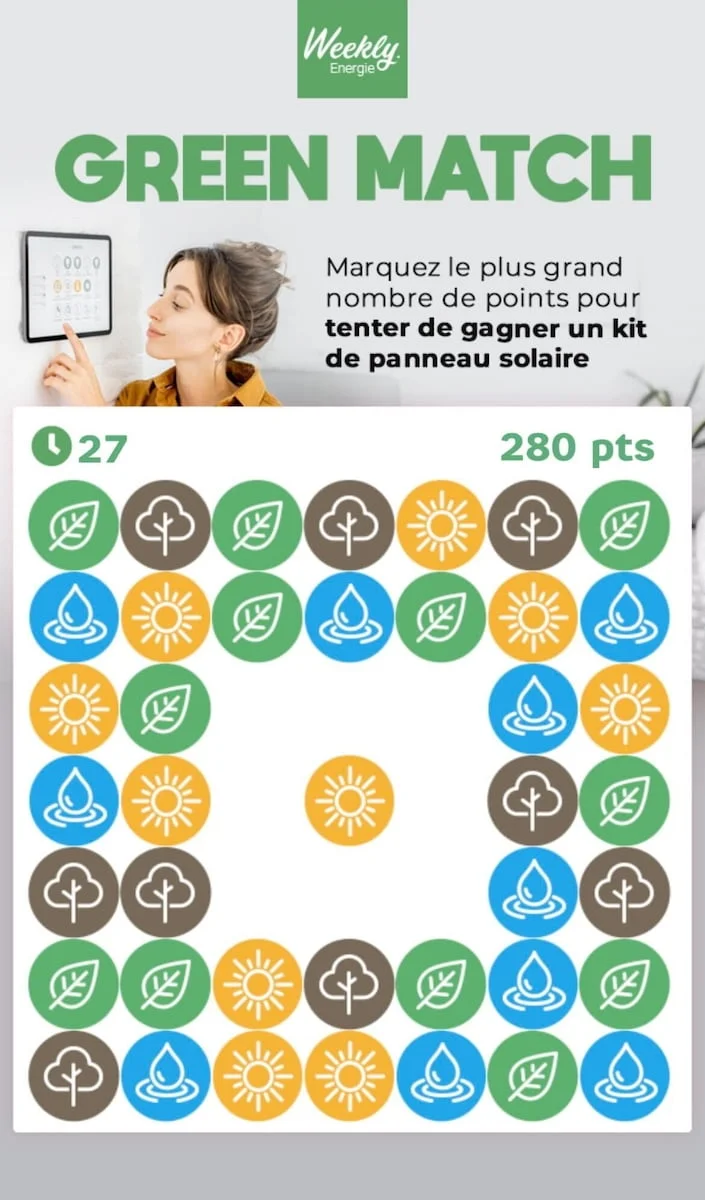 Jeu Match 3 sur mobile