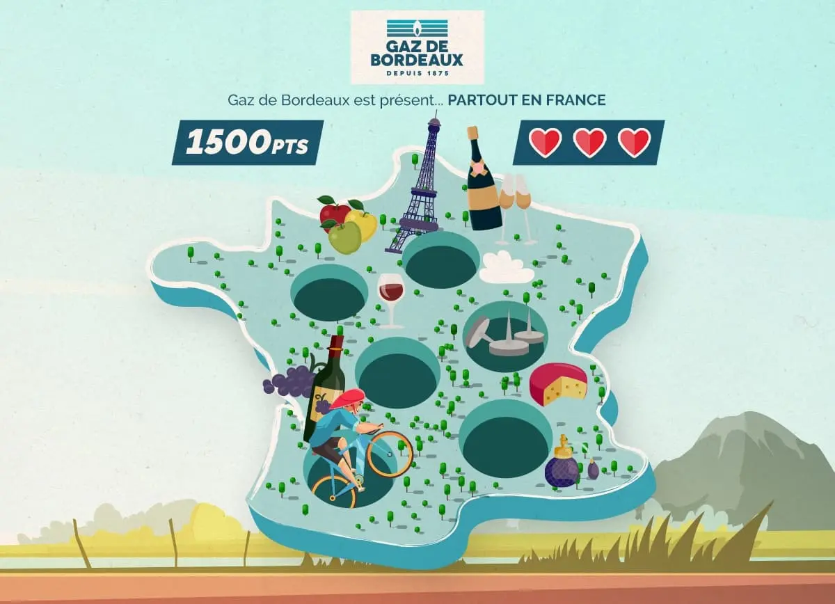 Tape taupe gaz de bordeaux