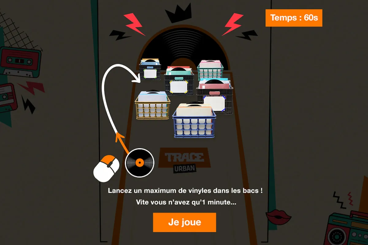Orange tv beer pong game