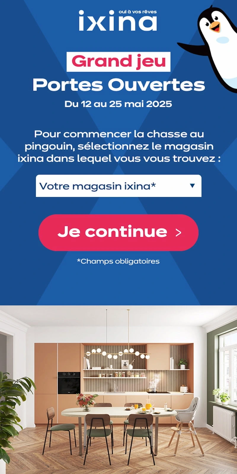 Jeu check-in ixina