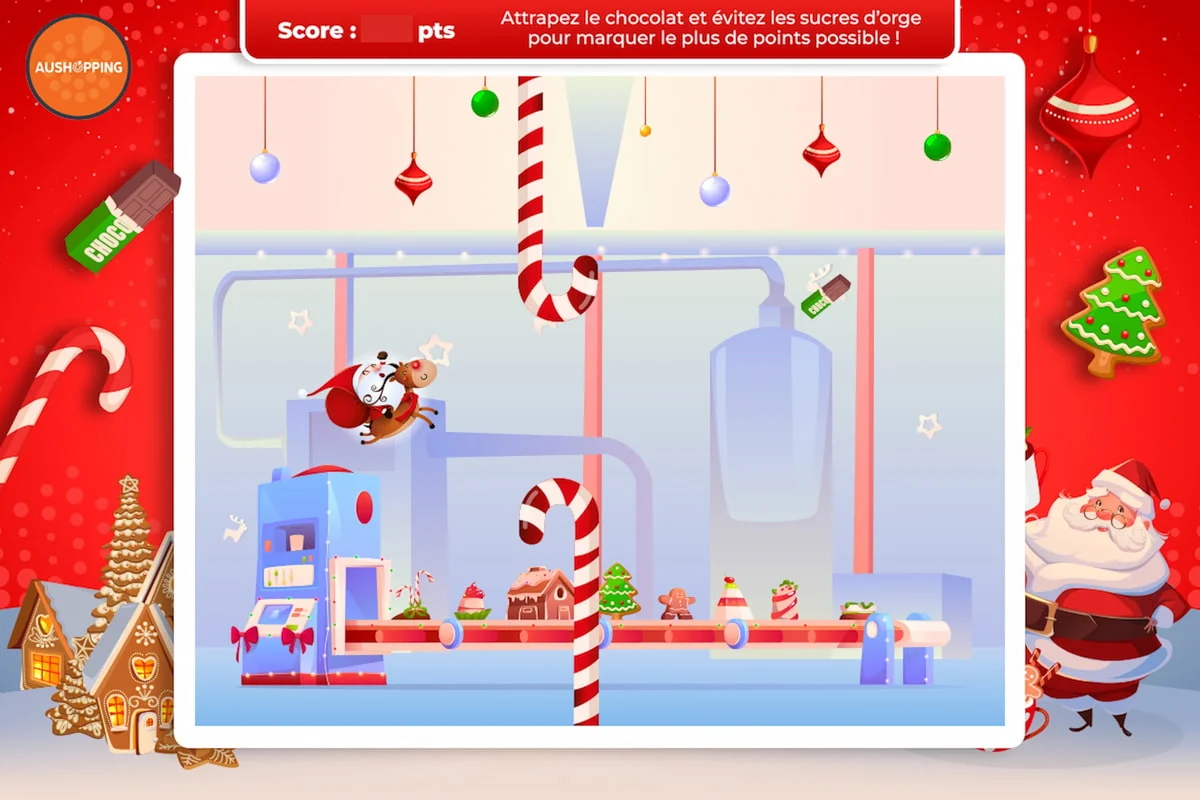 Juego de flappy de aushopping