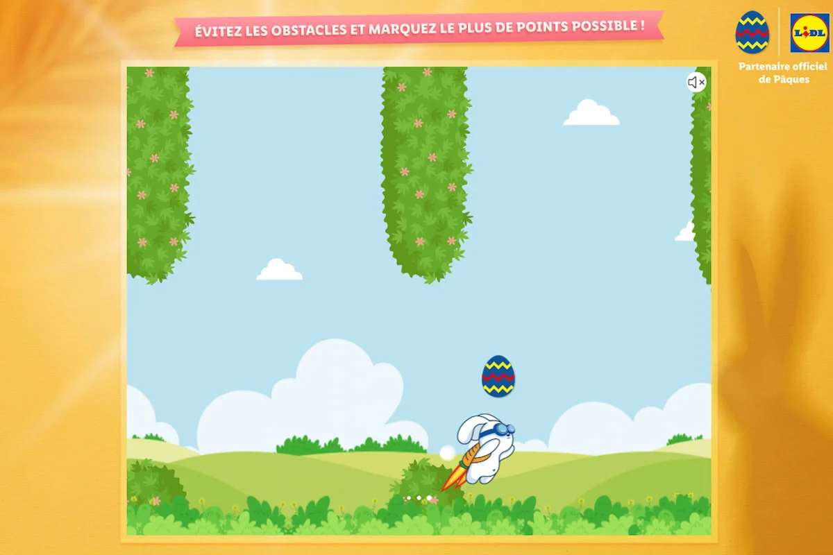 Juego de flappy de Lidl
