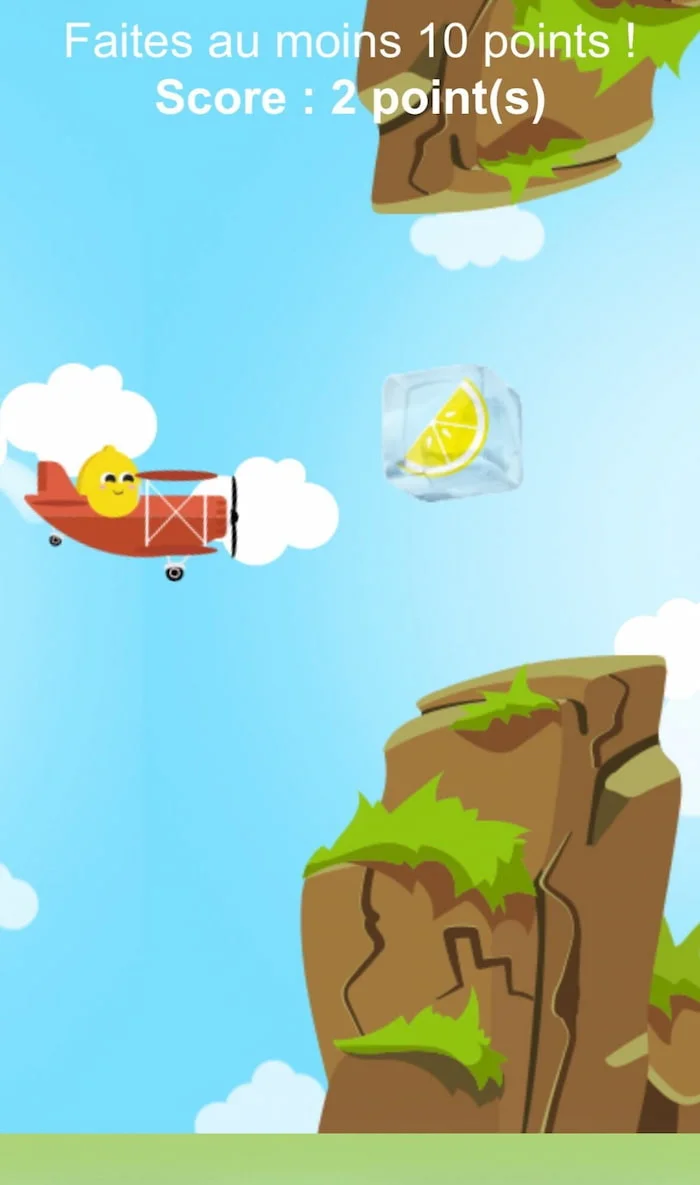 Juego de flappy en móvil