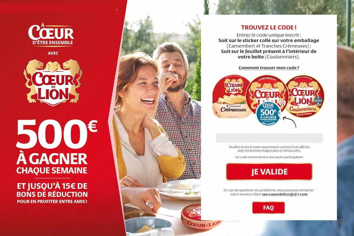 Coeur de lion gatecode game