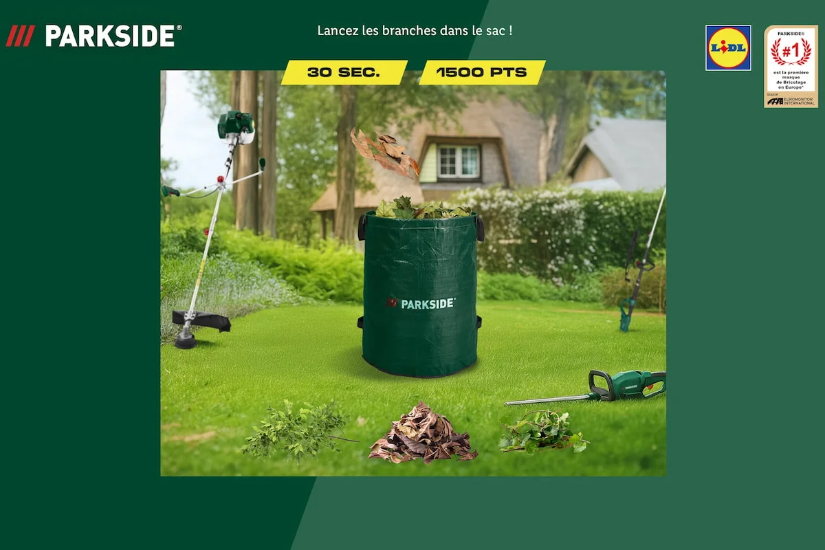 Jeu papertoss parkside