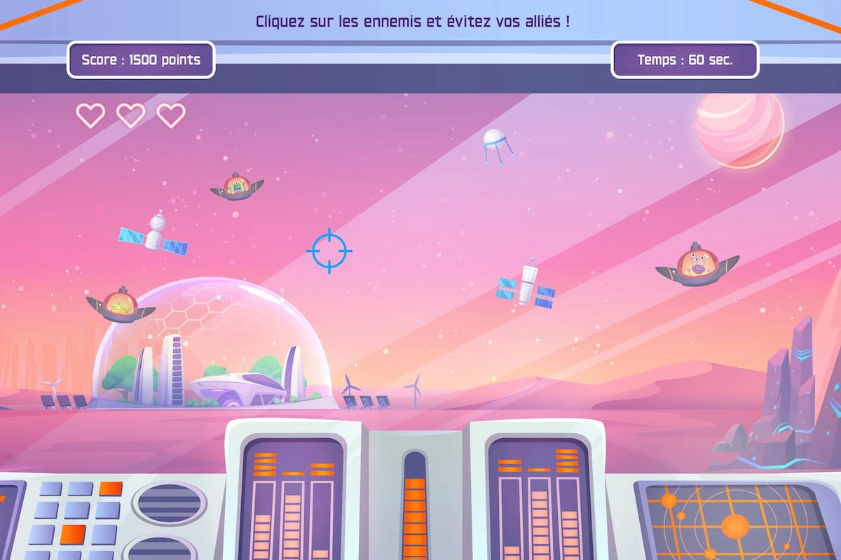 couleur CE shooter game