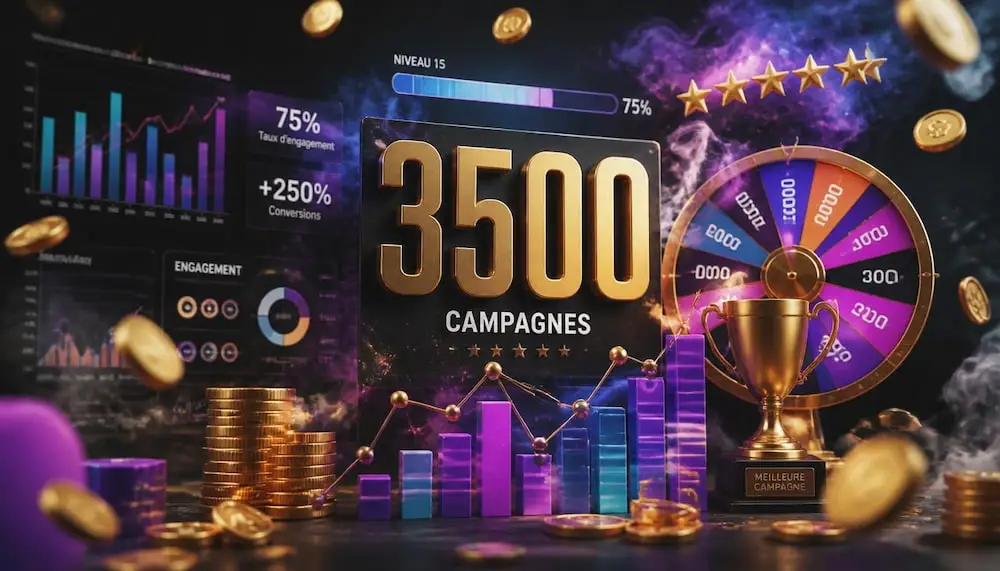 Graphique de l'étude Adictiz analysant les mécaniques d'engagement de la gamification marketing