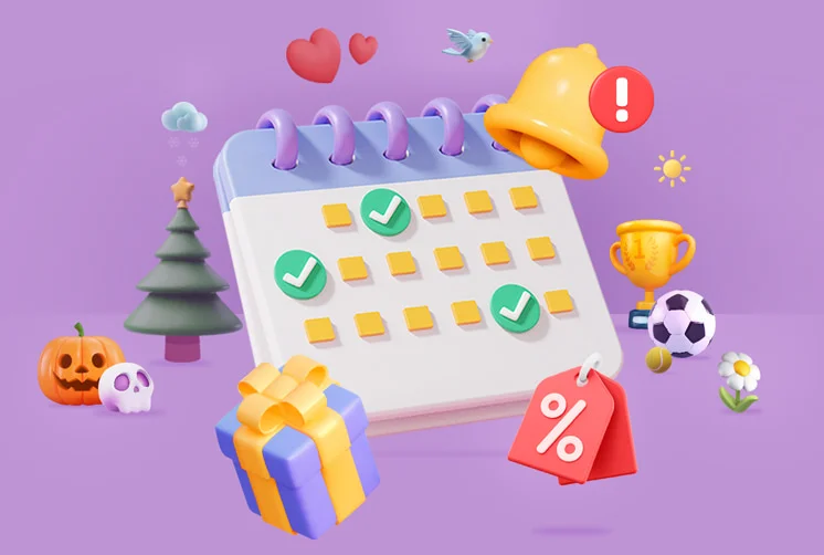 Calendario de momentos clave de Adictiz