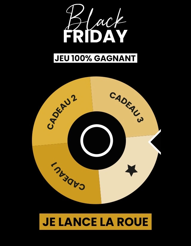 black friday gamification wheel of fortune